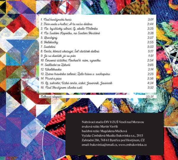 Cimbálová muzika Bukovinka: Nad Hostýnem slunko svítí (CD)